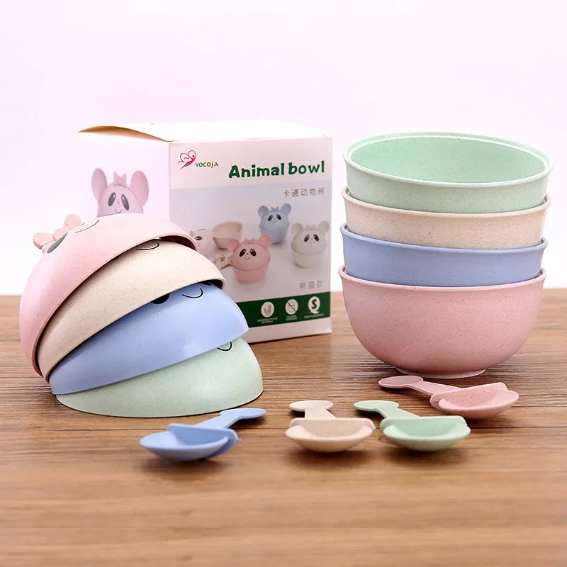 3pcs/set Panda baby bowl Wheat Straw kids dinner dishes set baby cute training Bowl
3pcs/set Panda baby bowl Wheat Straw kids dinner dishes set baby cute training Bowl