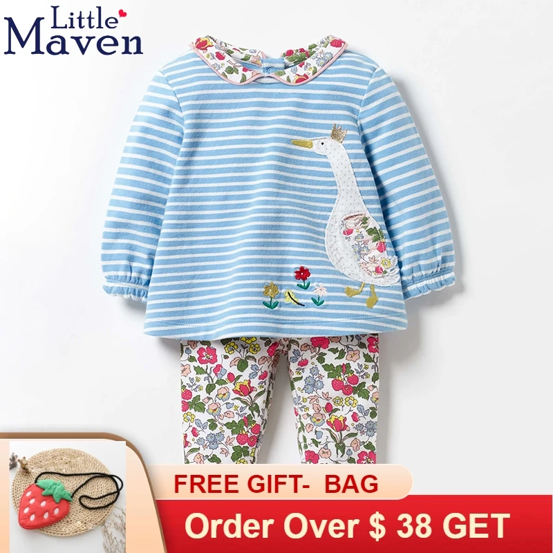 Little Maven Girl Clothing Set Striped Tops Floral Legging Kids Tracksuits for Girls Sets Animal Pattern Baby Girl School Outfit
Little Maven Girl Clothing Set Striped Tops Floral Legging Kids Tracksuits for Girls Sets Animal Pattern Baby Girl School Outfit