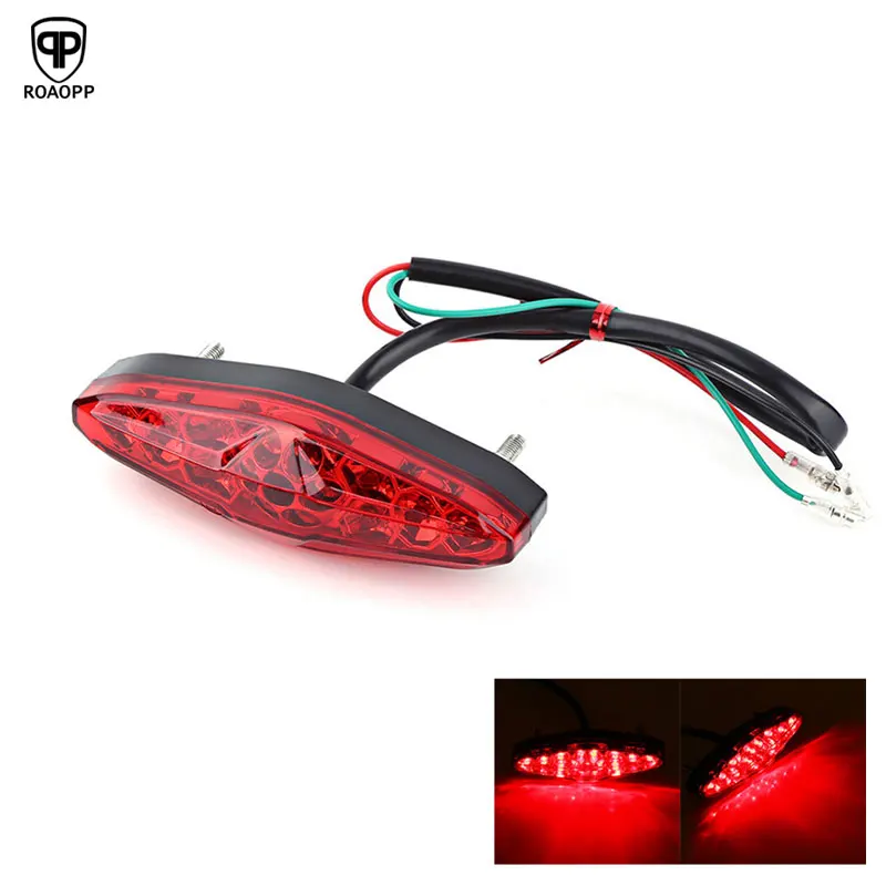ROAOPP Universal 12V 15 LED Motorcycle Brake Stop Running Tail Light Rear LED Light Motocross Moto ATV Dirt Bike
ROAOPP Universal 12V 15 LED Motorcycle Brake Stop Running Tail Light Rear LED Light Motocross Moto ATV Dirt Bike