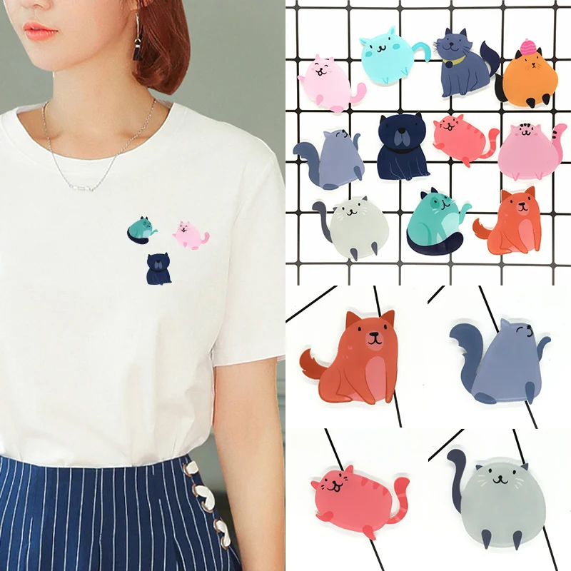 Sale 1PC Kawaii Cute Cat Brooches Girls Clothing Ornament Acrylic Kitten Animal Pin Women Gift for Kids Badge Jewelry
Sale 1PC Kawaii Cute Cat Brooches Girls Clothing Ornament Acrylic Kitten Animal Pin Women Gift for Kids Badge Jewelry