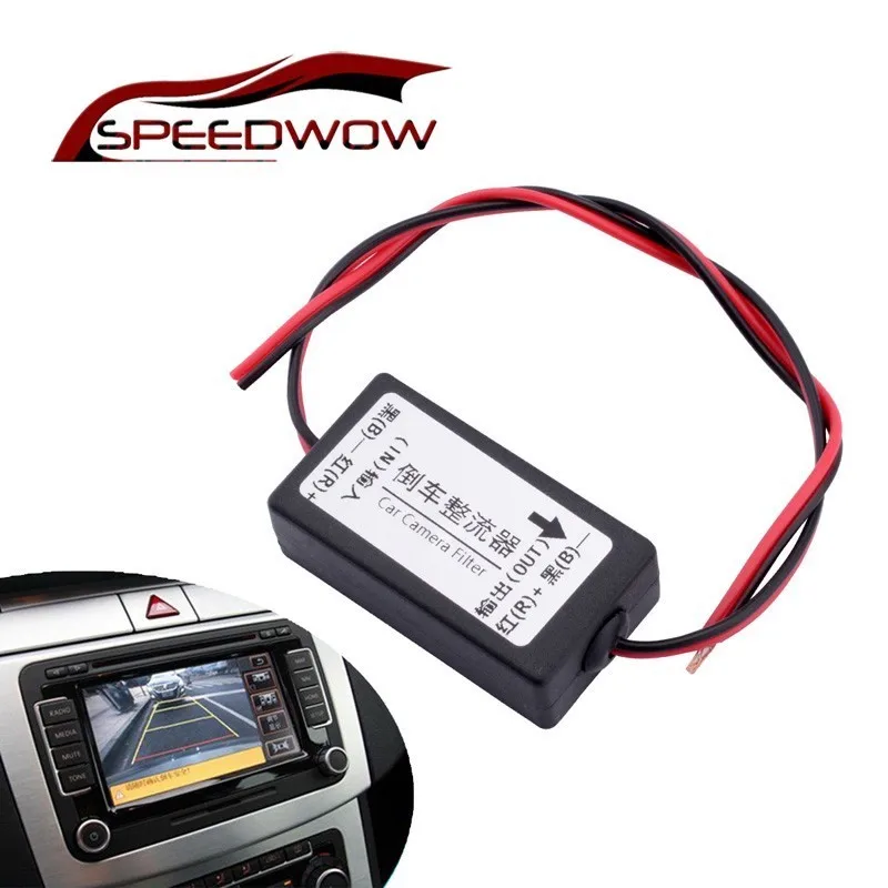 SPEEDWOW Car Rearview Camera Power Relay 12V Car Backup Camera Relay Regulator Car Camera Power Relay Capacitor Filter Connector
SPEEDWOW Car Rearview Camera Power Relay 12V Car Backup Camera Relay Regulator Car Camera Power Relay Capacitor Filter Connector