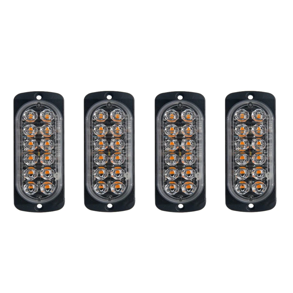 DHBH-4 Pcs 12-Led Amber Flash Flashing Recovery Strobe Car Emergency Signal Led Orange Grill Breakdown Light Fog Light Beacon
DHBH-4 Pcs 12-Led Amber Flash Flashing Recovery Strobe Car Emergency Signal Led Orange Grill Breakdown Light Fog Light Beacon