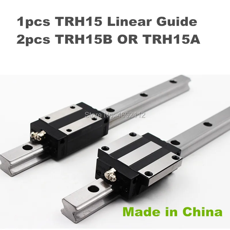 High quality 15mm Precision Linear Guide Rail 1pcs TRH15 L=200mm to 600mm + 2pcs TRH15B or TRH15A Square linear block for CNC
High quality 15mm Precision Linear Guide Rail 1pcs TRH15 L=200mm to 600mm + 2pcs TRH15B or TRH15A Square linear block for CNC