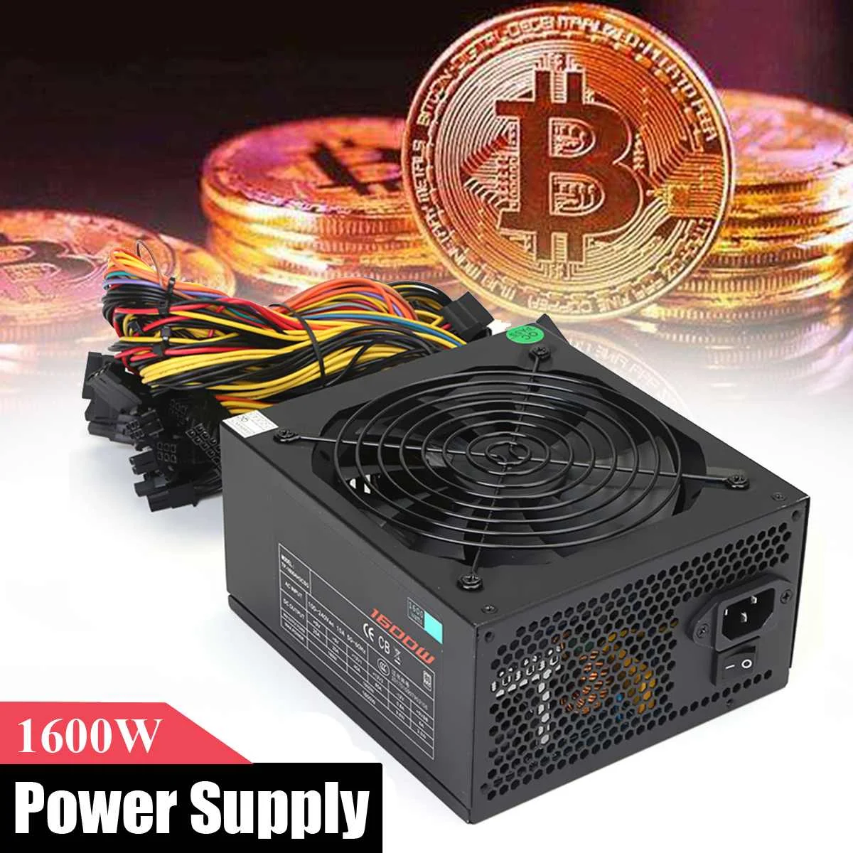 TP-1600AH3CSG SECC 1600W Power Supply For 6 GPU Eth Rig Ethereum Crypto Coin Miner Mining Antminer
TP-1600AH3CSG SECC 1600W Power Supply For 6 GPU Eth Rig Ethereum Crypto Coin Miner Mining Antminer