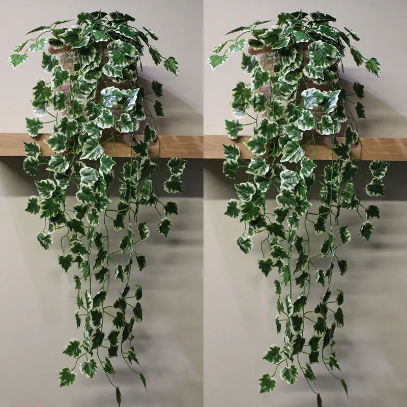Artificial Plants Home Wedding Decoration Green Plant Ivy Leaf Artificial Flower Plastic Garland Vine artificial flowers wall
Artificial Plants Home Wedding Decoration Green Plant Ivy Leaf Artificial Flower Plastic Garland Vine artificial flowers wall