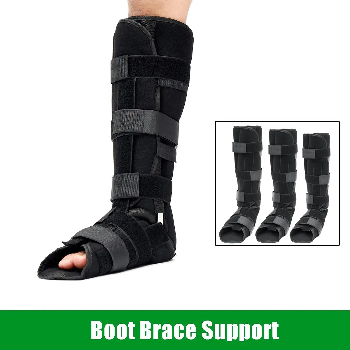 SGODDE S/M/L Black Soft Night Splint Ankle Boot Brace Support Drop Foot Support Bandage Brace For Ankle Fractures Rehabilitation
SGODDE S/M/L Black Soft Night Splint Ankle Boot Brace Support Drop Foot Support Bandage Brace For Ankle Fractures Rehabilitation