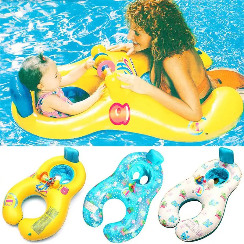 Mother Children Inflatable Ring Swimming Circle Baby Float Double Swimming Pool Accessories Inflatable Wheels Swim-trainer Ring
Mother Children Inflatable Ring Swimming Circle Baby Float Double Swimming Pool Accessories Inflatable Wheels Swim-trainer Ring