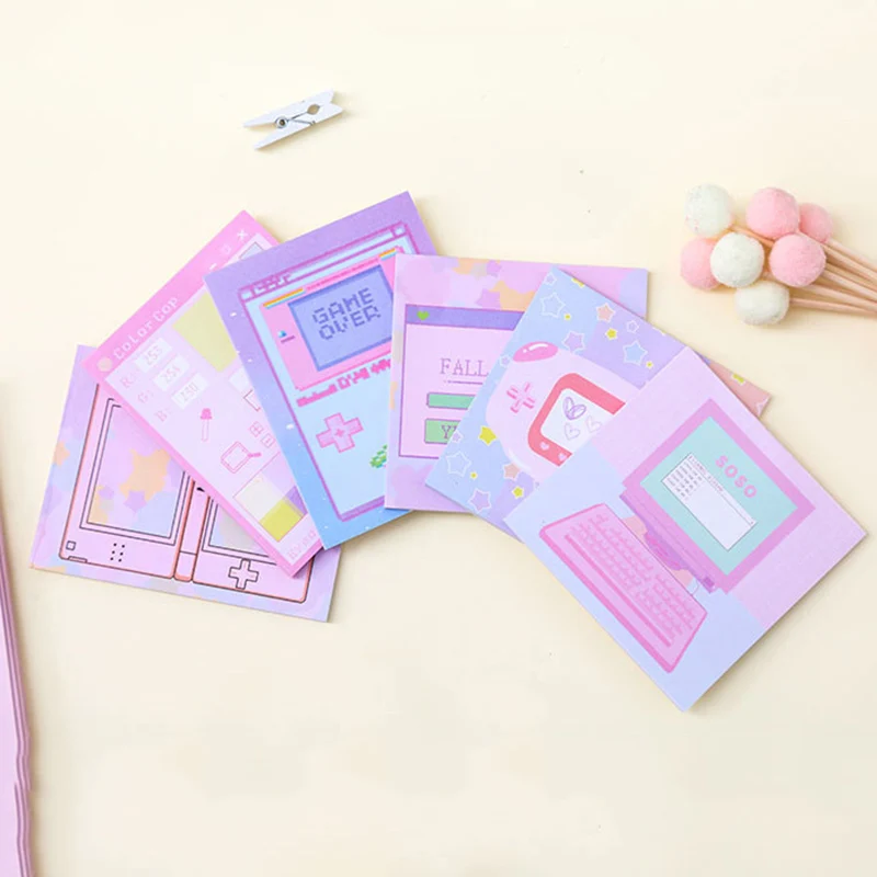 50Sheets Novelty Progress Bar Memo Pads Cute Game Machine Sticky Notes Pads For Kids Gifts School Office Supplies Stationery
50Sheets Novelty Progress Bar Memo Pads Cute Game Machine Sticky Notes Pads For Kids Gifts School Office Supplies Stationery
