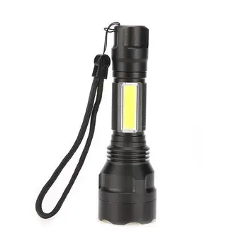 COB T6 LED Flashlight Portable 4 Modes Outdoor Camping Fishing Hunting Caving Tactical Torch Emergency Hard Light Flashlight
COB T6 LED Flashlight Portable 4 Modes Outdoor Camping Fishing Hunting Caving Tactical Torch Emergency Hard Light Flashlight
