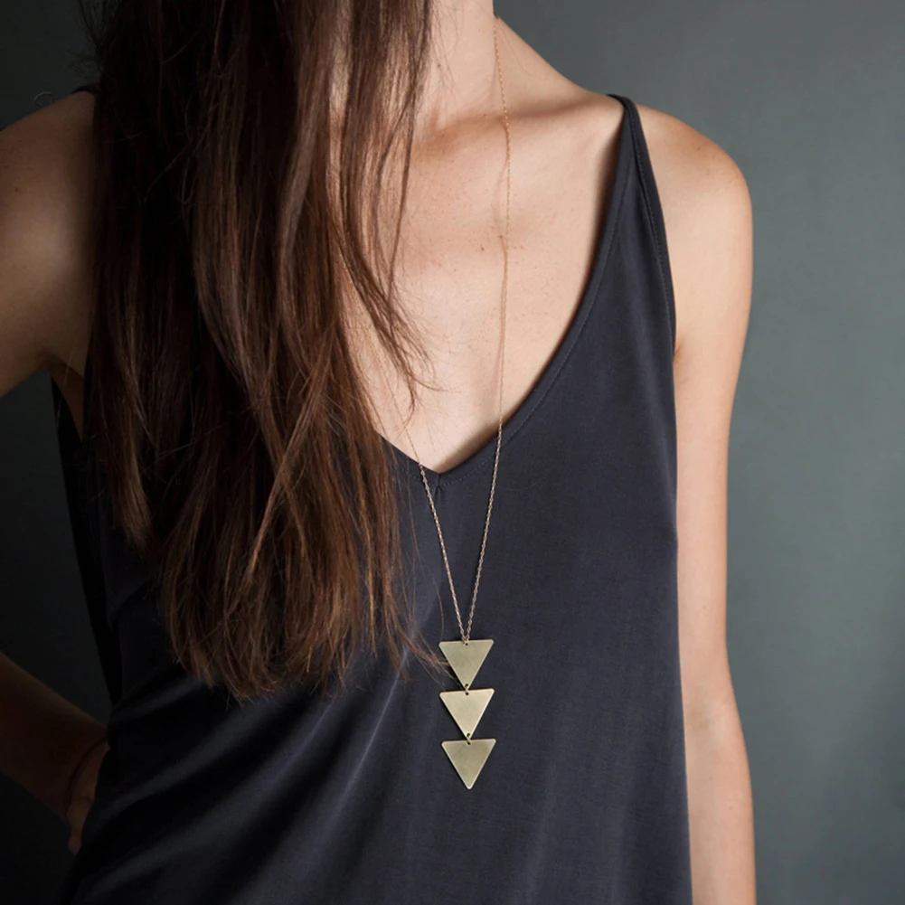Simple Women's Geometric Triangle Lock Alloy Pendants 2019 Charm Gold Silver Chain Choker Long Necklaces Jewelry For Women Gifts
Simple Women's Geometric Triangle Lock Alloy Pendants 2019 Charm Gold Silver Chain Choker Long Necklaces Jewelry For Women Gifts