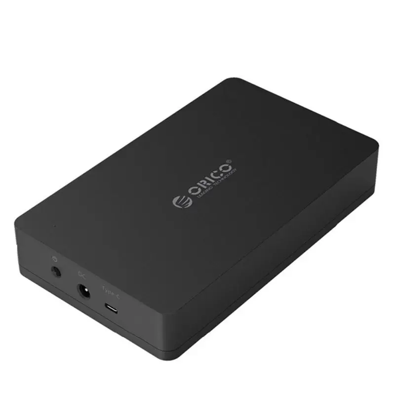 

Orico 3569C3-Bk 3.5 Inch External Hard Disk Box Type-C Usb 3.1 Gen2 To Sata 3.0 Hdd Case Tool Free Support Uasp Protocols Hard