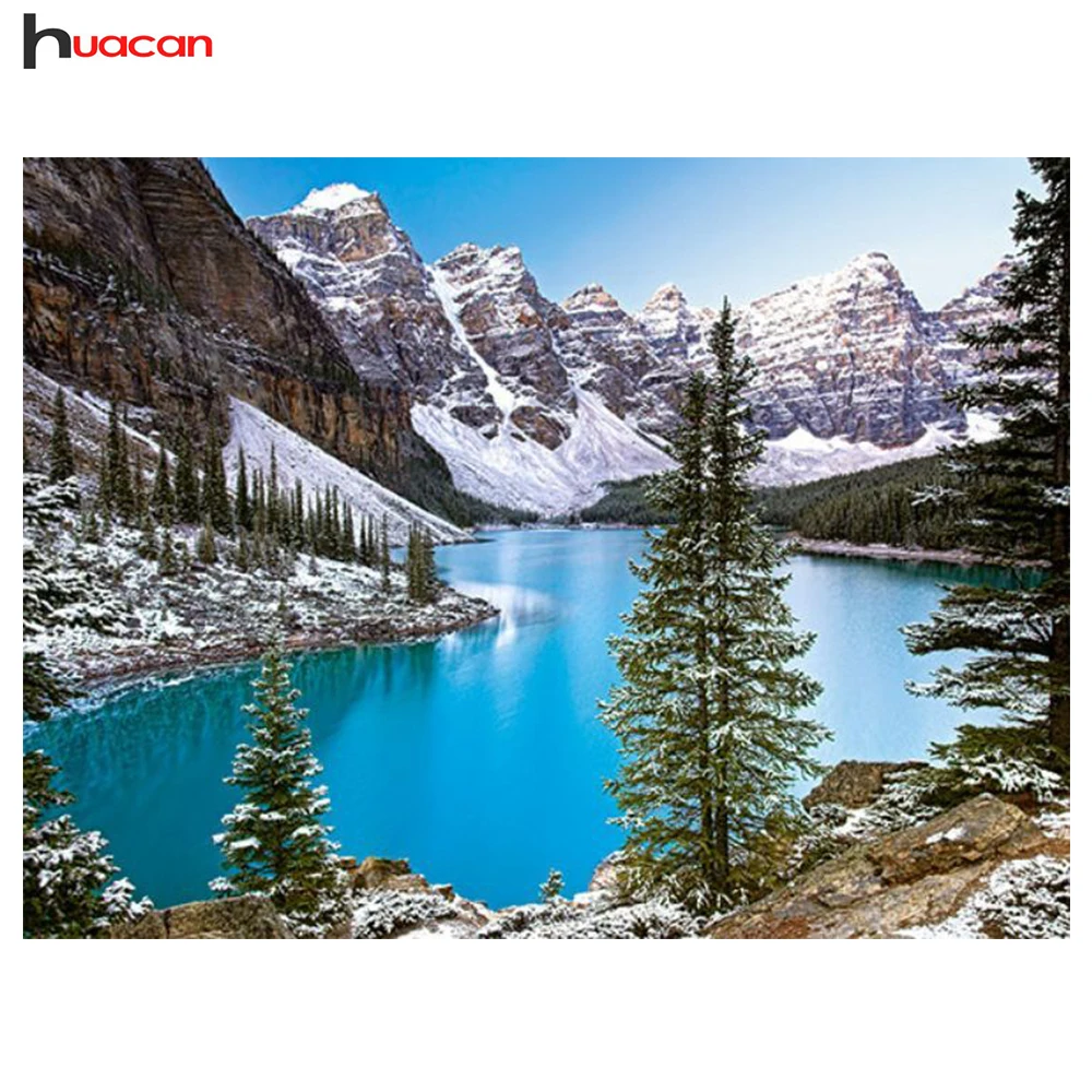 HUACAN 5D Diamond Painting Landscape Cross Stitch Diamond Embroidery Mountain Full Square DIY Rhinestone Home Decoration Mosaic
HUACAN 5D Diamond Painting Landscape Cross Stitch Diamond Embroidery Mountain Full Square DIY Rhinestone Home Decoration Mosaic