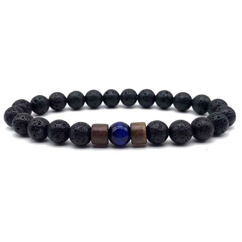 2019 Men bracelet fashion natural lava stone bead Bracelets Men Wooden beads handmade Jewelry homme male Valentine Yoga Gift
2019 Men bracelet fashion natural lava stone bead Bracelets Men Wooden beads handmade Jewelry homme male Valentine Yoga Gift