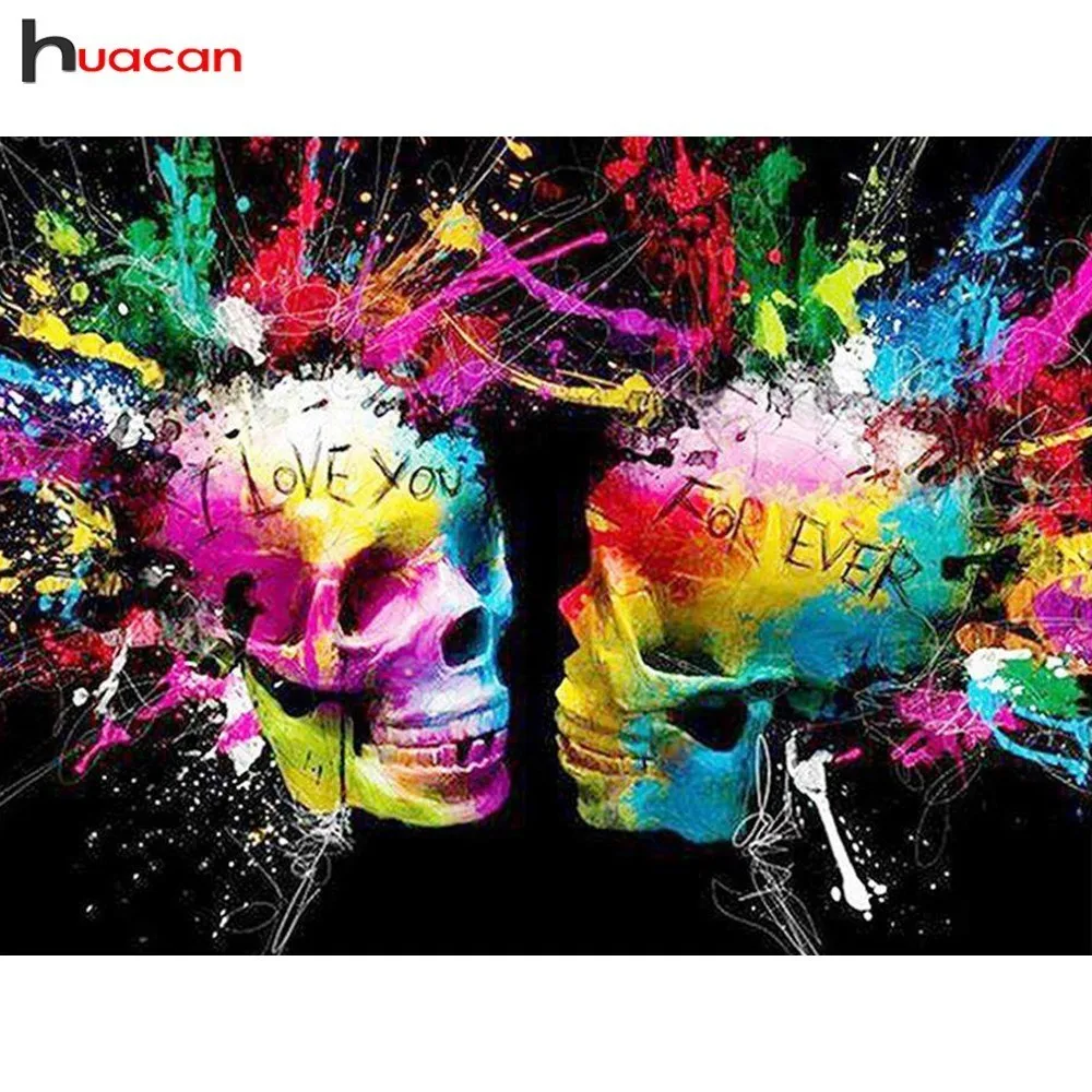 HUACAN Diamond Embroidery Sale Full Drill Diamond Painting Skull Diamond Mosaic Love Picture Of Rhinestone Decor Home
HUACAN Diamond Embroidery Sale Full Drill Diamond Painting Skull Diamond Mosaic Love Picture Of Rhinestone Decor Home