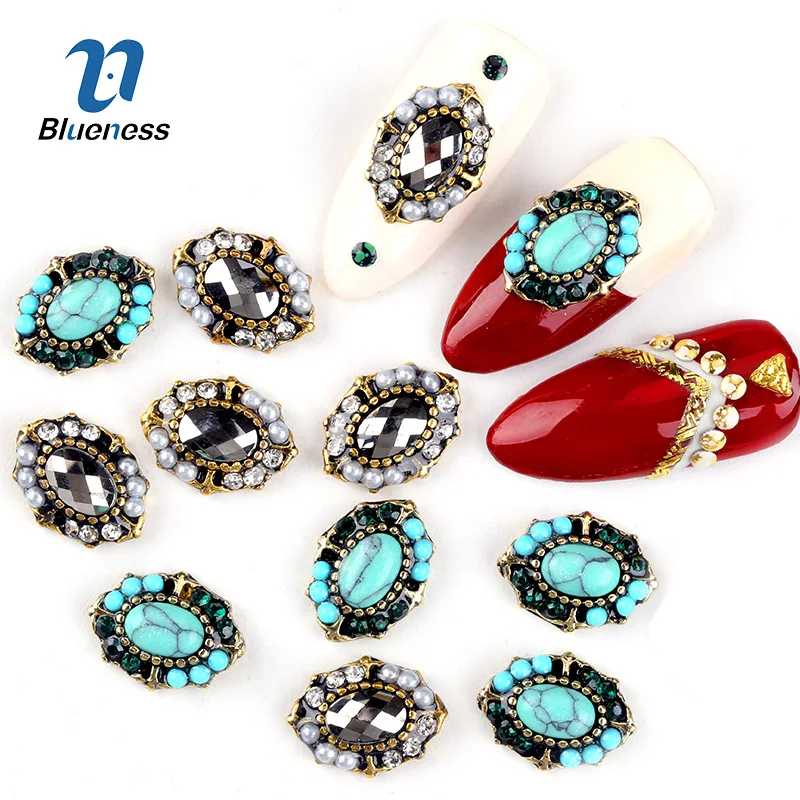 Blueness 10Pcs/lot Horse Eye Design 3D Alloy Nail Art Decorations with Crystal for Nail Studs Accessories Manicure Charms Tips
Blueness 10Pcs/lot Horse Eye Design 3D Alloy Nail Art Decorations with Crystal for Nail Studs Accessories Manicure Charms Tips