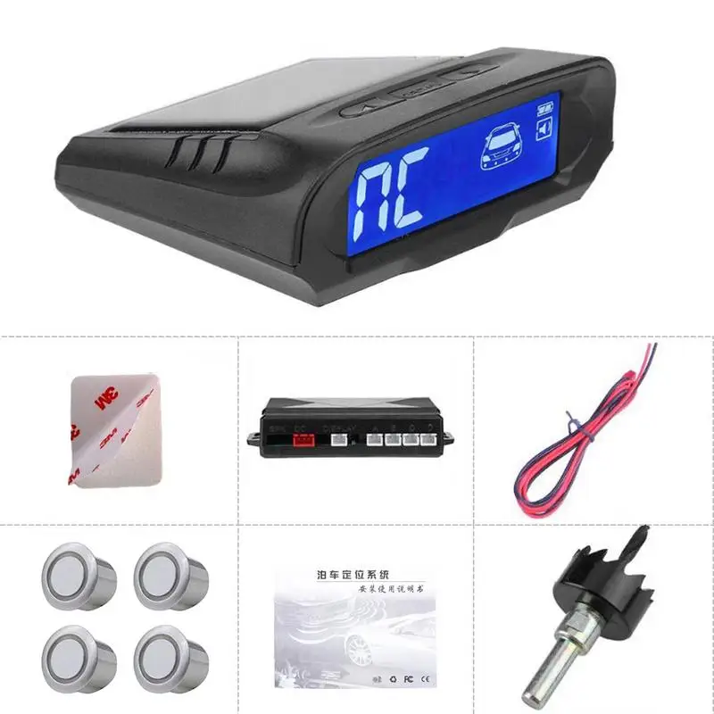 Solar Power Wireless LCD Car Parking Sensor Kit Auto Reversing Backup Radar Detector Assistance System With 4 Sensors
Solar Power Wireless LCD Car Parking Sensor Kit Auto Reversing Backup Radar Detector Assistance System With 4 Sensors