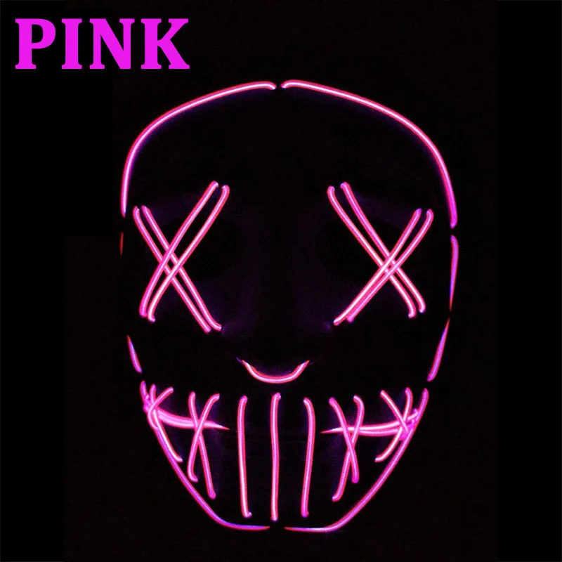 Halloween Mask LED Light Up Party Masks The Purge Election Year Great Funny Masks Festival Cosplay Costume Supplies Glow In Dark
Halloween Mask LED Light Up Party Masks The Purge Election Year Great Funny Masks Festival Cosplay Costume Supplies Glow In Dark