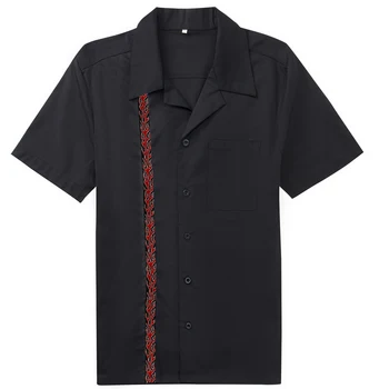 Men's Summer Cotton Casual Shirts Red Flame Panel Decorate Hip Hop Rockabilly Streatwear Short Sleeve Cloth DropShip
Men's Summer Cotton Casual Shirts Red Flame Panel Decorate Hip Hop Rockabilly Streatwear Short Sleeve Cloth DropShip