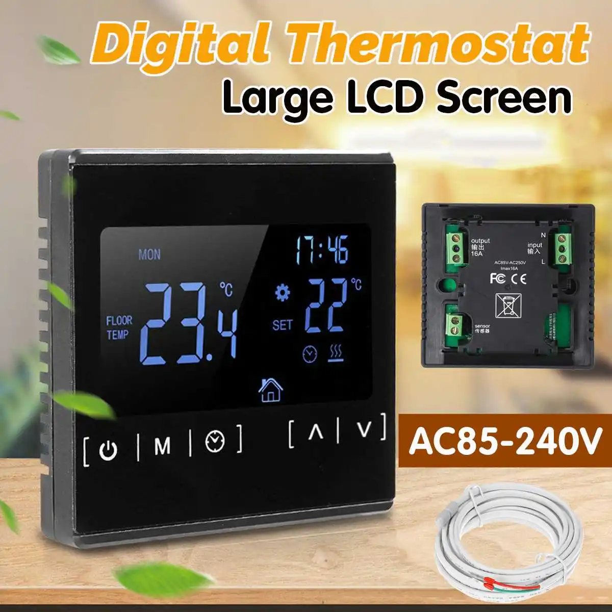 1Pcs LCD Wireless Digital Thermometer temperature instruments Electronic Temperature gauge Weather Station Tester
1Pcs LCD Wireless Digital Thermometer temperature instruments Electronic Temperature gauge Weather Station Tester