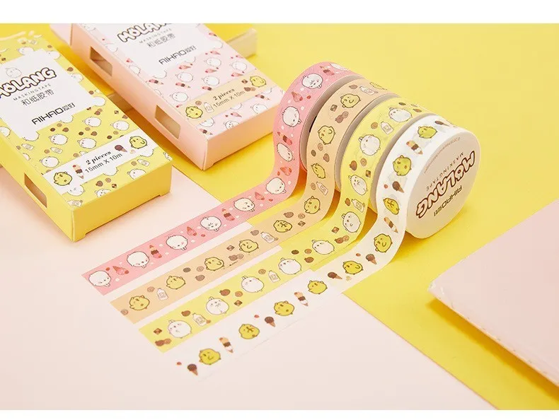 SIXONE 2 Suit Kawaii Rabbit Decorative Tape Set Masking Washi Tape Diy Handbook Scrapbooking Stickers Label Stationery
SIXONE 2 Suit Kawaii Rabbit Decorative Tape Set Masking Washi Tape Diy Handbook Scrapbooking Stickers Label Stationery