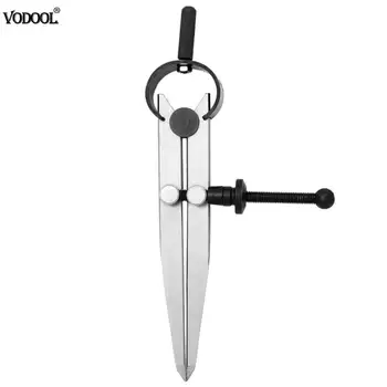 1 pc Steel Scratcher Carbon Wheel Leather Dot Divider Hole Distance Measure Compass Compass Divider Leather Tool Sewing Tools
1 pc Steel Scratcher Carbon Wheel Leather Dot Divider Hole Distance Measure Compass Compass Divider Leather Tool Sewing Tools