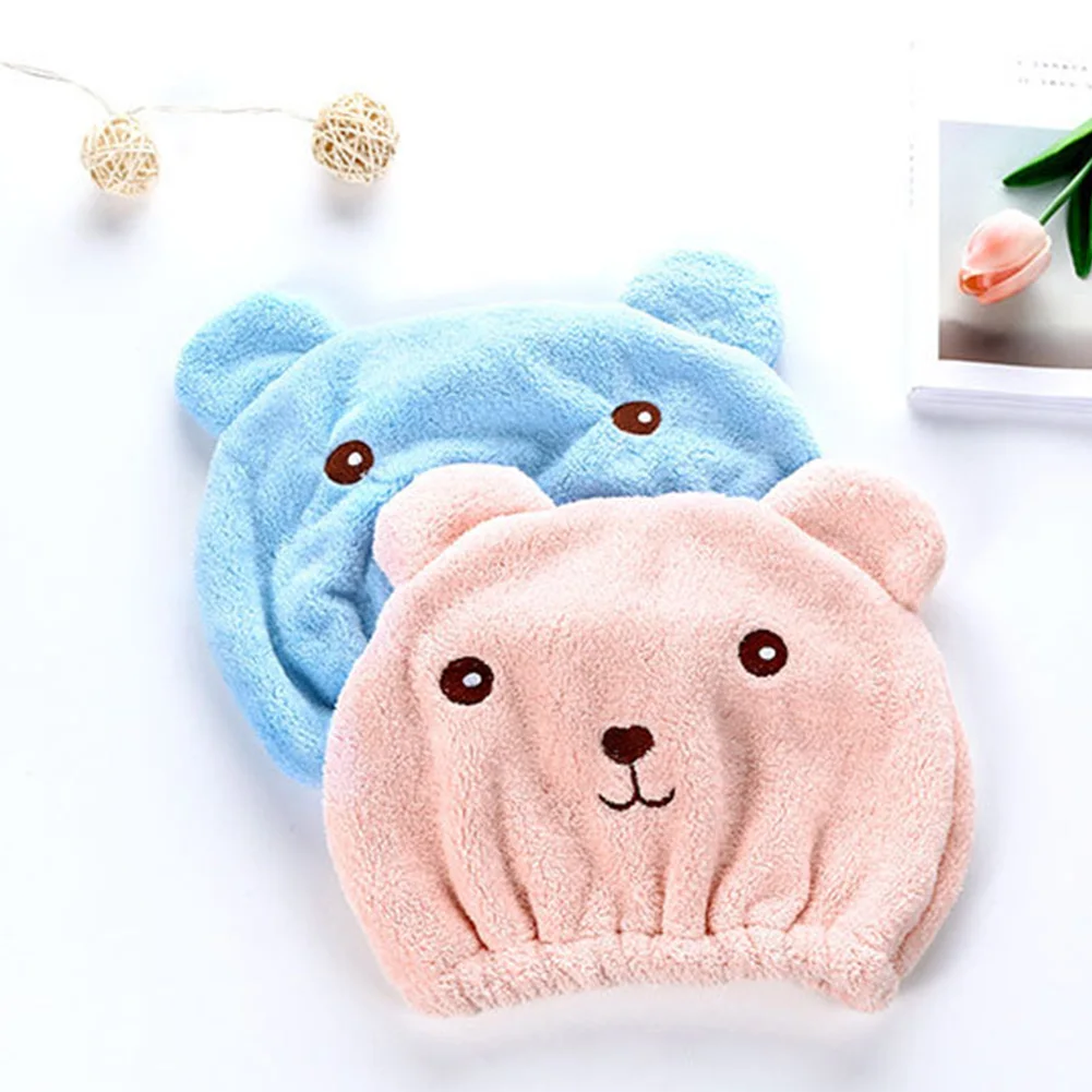 Head Wrap Dry Hair Cap Cartoon Hat Cute Bear Soft Quick-dry Strong Absorbing Towel Shower
Head Wrap Dry Hair Cap Cartoon Hat Cute Bear Soft Quick-dry Strong Absorbing Towel Shower
