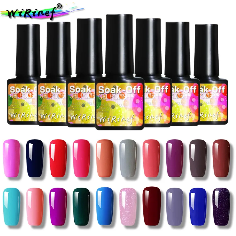 WiRinef Pure Solors UV Nail Gel Polish Semi-Permanent Uv Led Lacquer Gel Hybrid Long Lasting Nail Art Gel Nail Varnish
WiRinef Pure Solors UV Nail Gel Polish Semi-Permanent Uv Led Lacquer Gel Hybrid Long Lasting Nail Art Gel Nail Varnish