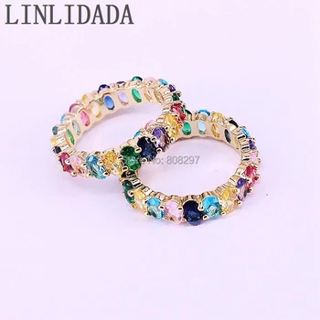 5Pcs New gorgeous fashion women lady rainbow rings colorful oval cz engagment wedding ring for gifts
5Pcs New gorgeous fashion women lady rainbow rings colorful oval cz engagment wedding ring for gifts