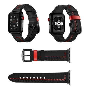 Newest Sewing Line Genuine Leather Watch Strap Band For Apple Watch Series 1 2 3 4 Watchbands iWatch Bands 38mm 42mm 40mm 44mm
Newest Sewing Line Genuine Leather Watch Strap Band For Apple Watch Series 1 2 3 4 Watchbands iWatch Bands 38mm 42mm 40mm 44mm