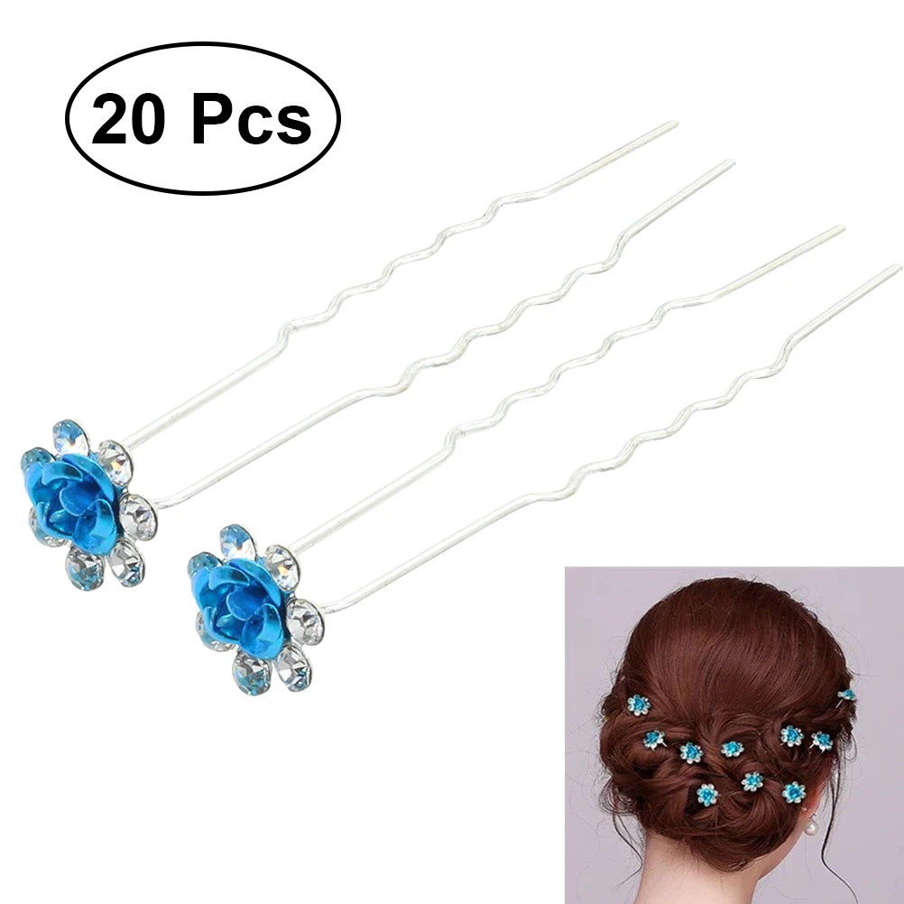 20pcs Bridal Rhinestones Hairpin Crystal Rose Hair Clip for Wedding Hair Jewelry Decoration
20pcs Bridal Rhinestones Hairpin Crystal Rose Hair Clip for Wedding Hair Jewelry Decoration