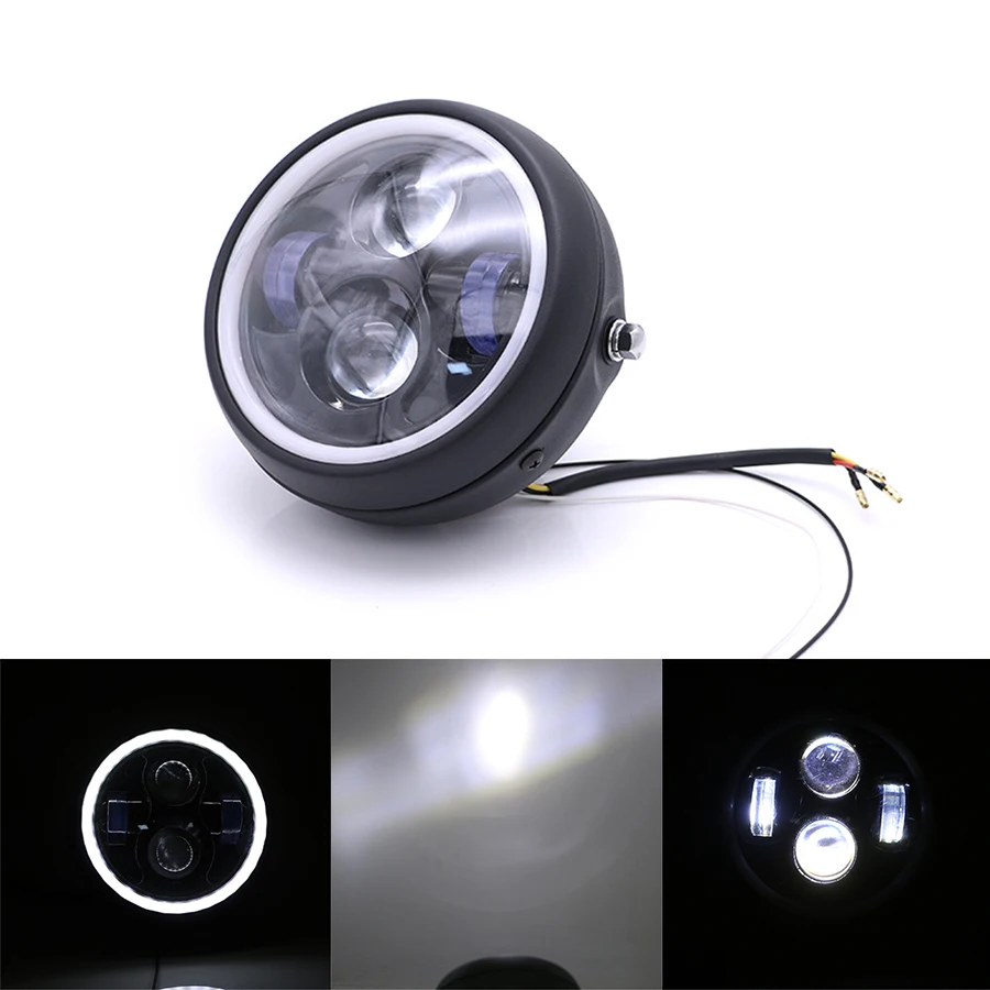 5.75 inch Motorcycle LED Headlight 6000K 35W Hi/Lo Beam Light Super Bright Front Headlamp Waterproof IP67
5.75 inch Motorcycle LED Headlight 6000K 35W Hi/Lo Beam Light Super Bright Front Headlamp Waterproof IP67