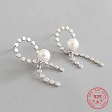 2019 Korea New Style 925 Sterling Silver Bowknot Earring for Women Simple Fashion Chic Pearl Stud Earring Jewelry
2019 Korea New Style 925 Sterling Silver Bowknot Earring for Women Simple Fashion Chic Pearl Stud Earring Jewelry