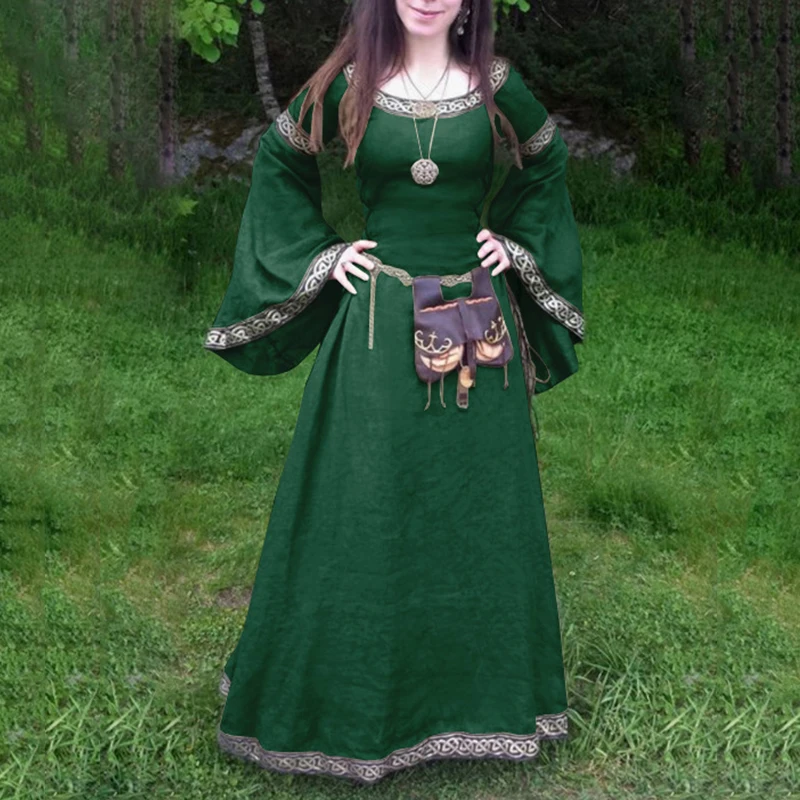 retro vintage Medieval Dress Womens Victorian Renaissance Gothic Costume Gown party Dress elegant big swing A-line long dresses
retro vintage Medieval Dress Womens Victorian Renaissance Gothic Costume Gown party Dress elegant big swing A-line long dresses
