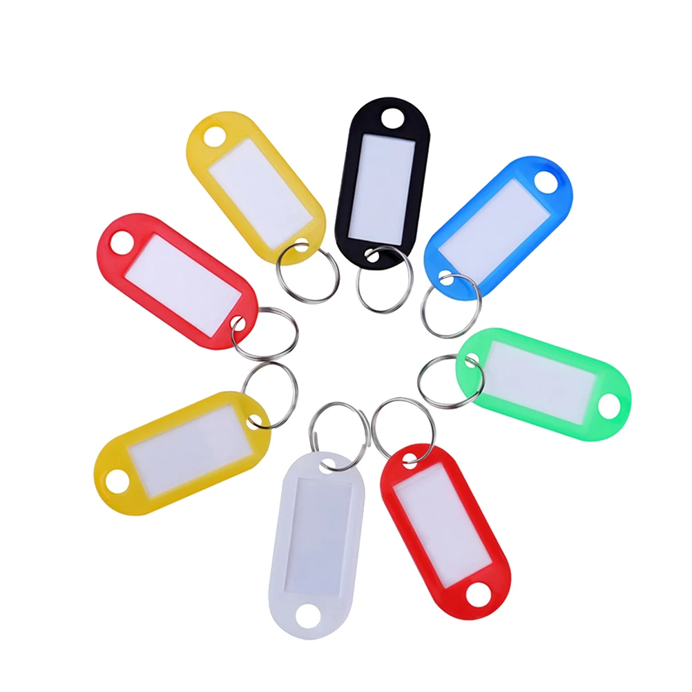 10pcs 20pcs Plastic Key Fobs Luggage ID Tags Labels With Key Rings For Pet Name Tags Keys Keyring Keychain (Random Color)
10pcs 20pcs Plastic Key Fobs Luggage ID Tags Labels With Key Rings For Pet Name Tags Keys Keyring Keychain (Random Color)