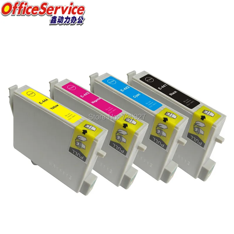 

Compatible Ink Cartridges T0441 T0442 T0443 T0444 For Epson ,for Stylus C64/C66/C84/C84N/C84WN/C86/CX3600/CX3650/CX4600 printer