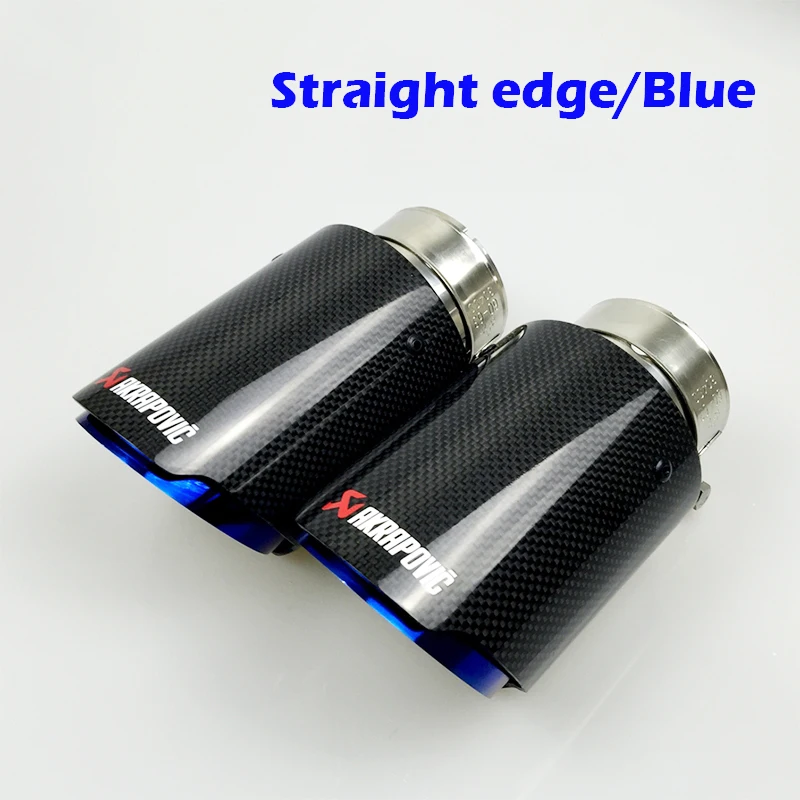Free shipping 1pcs Universal Akrapovic Carbon Fiber Blue Coated Car Exhaust Pipe Tailtip Carbon Fiber Muffler tip
Free shipping 1pcs Universal Akrapovic Carbon Fiber Blue Coated Car Exhaust Pipe Tailtip Carbon Fiber Muffler tip