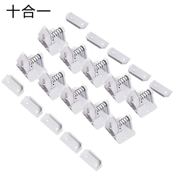 10 Pack Invisible Child Safety Locks, Invisible Drawer Lock with 3M Adhesive Upgrade Children's Multi-Function Safety Lock Chi
10 Pack Invisible Child Safety Locks, Invisible Drawer Lock with 3M Adhesive Upgrade Children's Multi-Function Safety Lock Chi