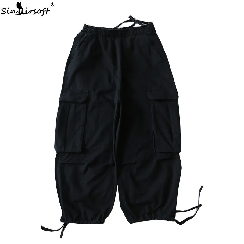 2019 Side Big Pocket Denim Cargo Pants Hip Hop Solid Loose Full Length Jeans High Elastic Waist Streetwear Trousers Summer New
2019 Side Big Pocket Denim Cargo Pants Hip Hop Solid Loose Full Length Jeans High Elastic Waist Streetwear Trousers Summer New