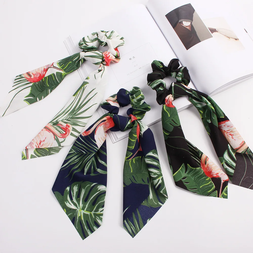 Vintage Women Hair Scarf Bowknot Streamers Scrunchies Ponytail Holder Summer Headbands Elastic Hair Ties for Girls
Vintage Women Hair Scarf Bowknot Streamers Scrunchies Ponytail Holder Summer Headbands Elastic Hair Ties for Girls