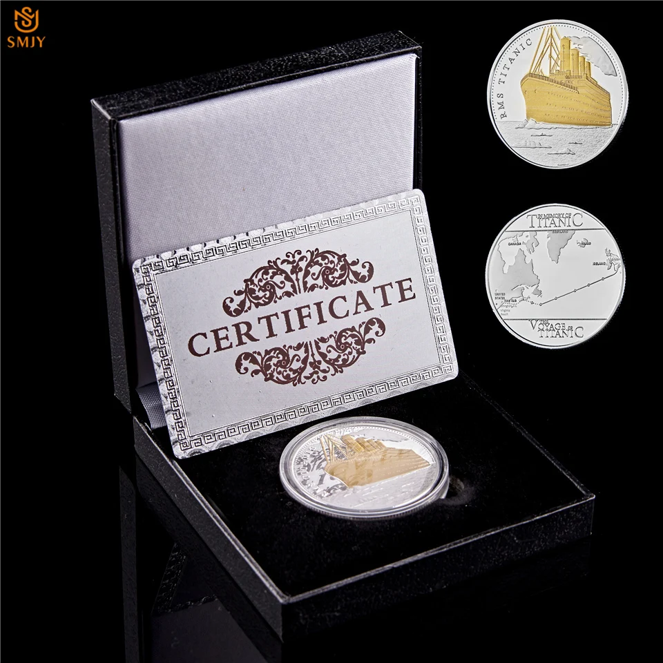 1912 Titanic RMS Anniversary Euro Gold Olympic Cruise Silver Plated Commemorative Coin Value W/Luxury Coin Box
1912 Titanic RMS Anniversary Euro Gold Olympic Cruise Silver Plated Commemorative Coin Value W/Luxury Coin Box