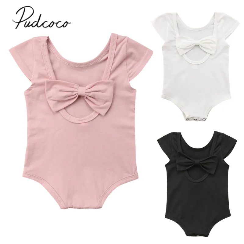 2018 Brand New Summer Casual Toddler Baby Girl Romper Short Sleeve Solid Back Bow Jumpsuits Romper Btief Outfit Wholesale 0-24Ms
2018 Brand New Summer Casual Toddler Baby Girl Romper Short Sleeve Solid Back Bow Jumpsuits Romper Btief Outfit Wholesale 0-24Ms