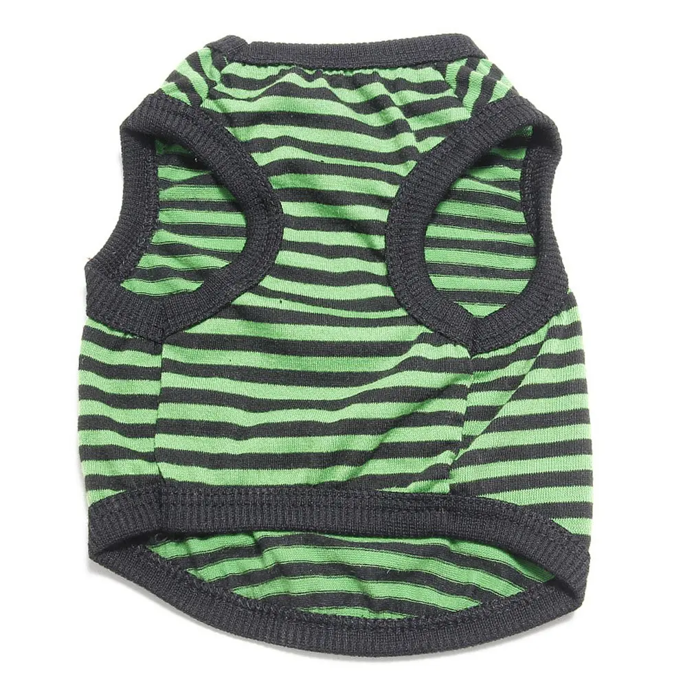 Fashionable Cute Summer Clothes Teddy Dog Colorful Strip Vest Pet Supplies For Dogs Cats
Fashionable Cute Summer Clothes Teddy Dog Colorful Strip Vest Pet Supplies For Dogs Cats