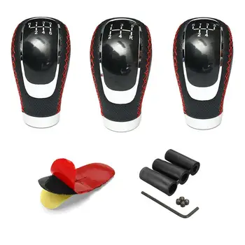 Universal 5/6 Speed PU Leather Car Manual Transmission Gear Shift Knob Shifter Lever Manual Car Gear Shift Knob Handle Stick
Universal 5/6 Speed PU Leather Car Manual Transmission Gear Shift Knob Shifter Lever Manual Car Gear Shift Knob Handle Stick