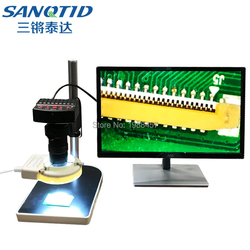 21MP 1080P 60fps Industry HD Microscope Camera HDMI USB Dual Output+130X Adjustable Magnification Zoom C-mount Lens+LED+Holder
21MP 1080P 60fps Industry HD Microscope Camera HDMI USB Dual Output+130X Adjustable Magnification Zoom C-mount Lens+LED+Holder