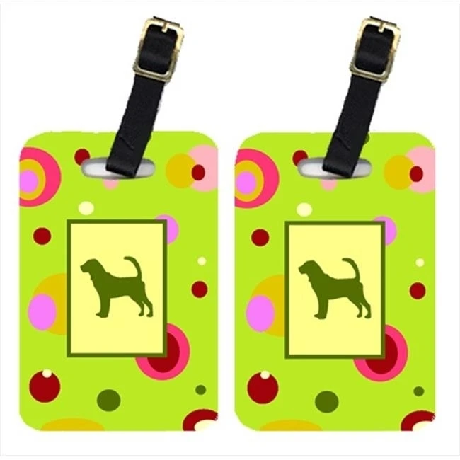Carolines Treasures CK1014BT Bloodhound Luggage Tag - Pair 2 4 x 2.75 In. | Багаж и сумки