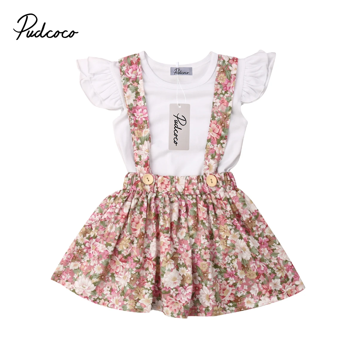 kid Casual Clothing Set Cotton 2Pcs Baby Toddler Girls Kids Overalls Skirt+White Blouse Fly Sleeve Clothes Outfits 1-5 Years
kid Casual Clothing Set Cotton 2Pcs Baby Toddler Girls Kids Overalls Skirt+White Blouse Fly Sleeve Clothes Outfits 1-5 Years