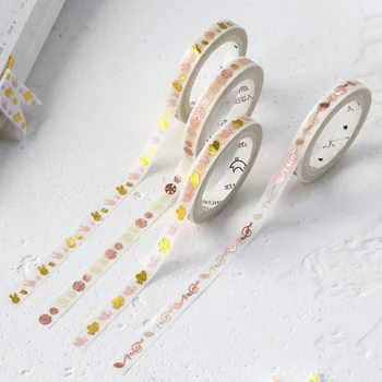 5mm Thin Foil Gold Love Heart Knotbows Stikcer Colorful Creative Photo DIY For Student Washi Tape
5mm Thin Foil Gold Love Heart Knotbows Stikcer Colorful Creative Photo DIY For Student Washi Tape