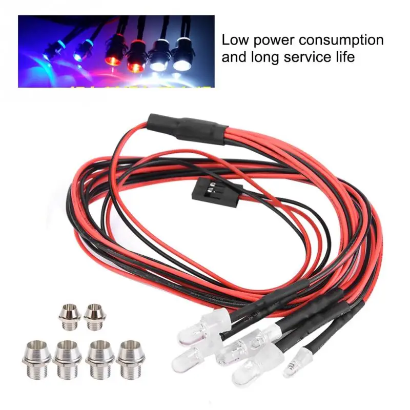 6PCS 5mm 3mm LED Lights Headlights and Taillight RC Accessory LED Lights for Model Drift Car Rubber + Metal RC Headlight
6PCS 5mm 3mm LED Lights Headlights and Taillight RC Accessory LED Lights for Model Drift Car Rubber + Metal RC Headlight