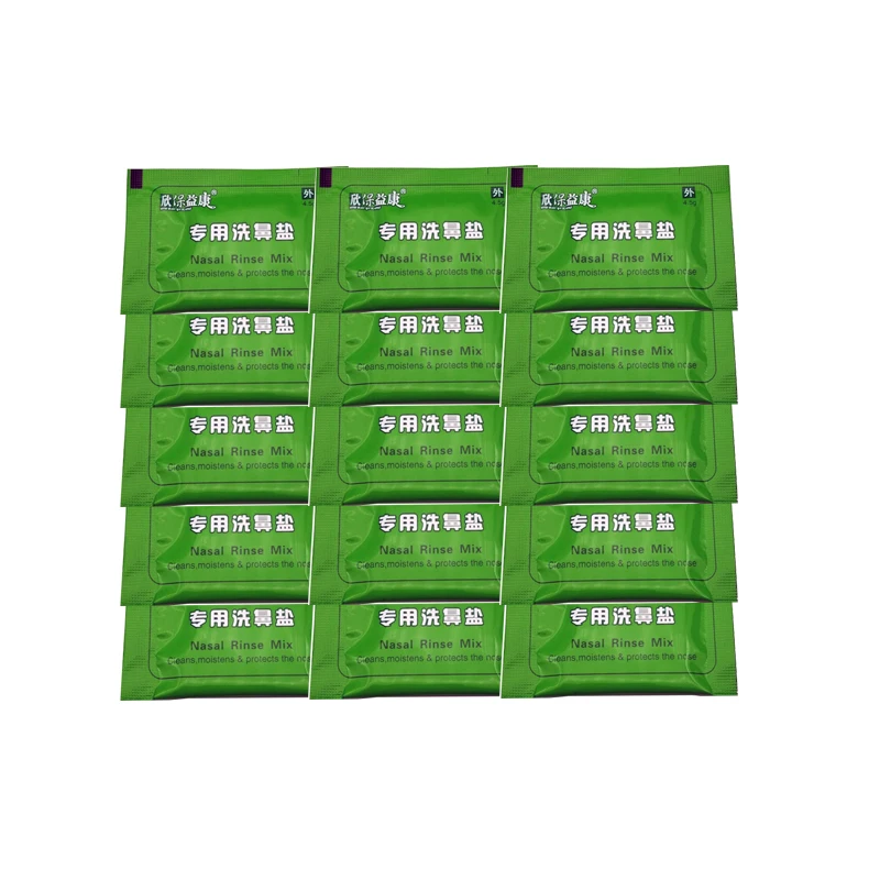 (4.5g/bag) Nasal Irrigation Salt Nasal Rinse Nasal Wash Salt Nasal Rinse Mix for Cleans Moistens & Protects The Nose
(4.5g/bag) Nasal Irrigation Salt Nasal Rinse Nasal Wash Salt Nasal Rinse Mix for Cleans Moistens & Protects The Nose