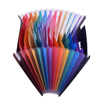 24/12 Pockets File Folder Organizer Expanding File Folder Rainbow Color Accordion A4 Size with File Guides and Paper Tags
24/12 Pockets File Folder Organizer Expanding File Folder Rainbow Color Accordion A4 Size with File Guides and Paper Tags